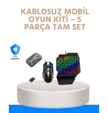 Bluetooth 5.3 Mobil Oyun Kiti – PUBG ve CODM İçin 5 Parça Set
