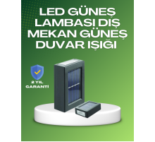 Dış Mekan Güneş Paneli ile Aydınlatma Lambası