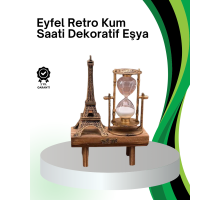 Dekoratif Kum Saati – Ahşap Malzeme, Hediyelik Masa Aksesuarı