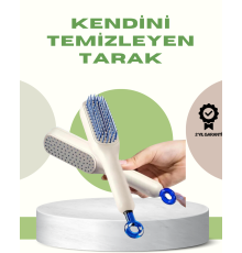 Anti-Statik Saç Tarağı – Kolay Temizlenebilir, Silikon Masaj Uçlu, Kompakt Boyut