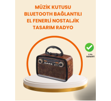 Bluetooth Hoparlör – Kablosuz Bağlantı, Geniş Ses Alanı, Radyo Destekli, Hafif ve Taşınabilir