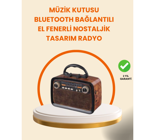 Bluetooth Hoparlör – Kablosuz Bağlantı, Geniş Ses Alanı, Radyo Destekli, Hafif ve Taşınabilir