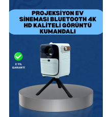Ultra HD Çözünürlüklü Taşınabilir Projektör – 1920x1080 Piksel Görüntü Kalitesi (Kopya)