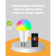 Uzaktan Kumandalı Akıllı LED Ampul, Enerji Tasarruflu
