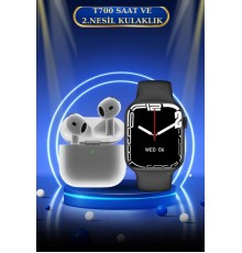 3.Nesil TWS Bluetooth Kulaklık ve Dokunmatik Ekran Akıllı Saat Sesli Görüşme