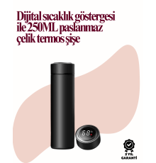 Uzun Süre Isı Koruma Sağlayan Dijital Göstergeli Termos