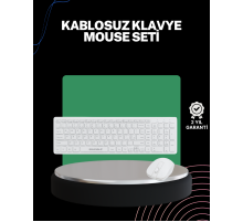 2.4 Ghz Wireless Kablosuz Klavye Mouse Seti Tv Pc Uyumlu