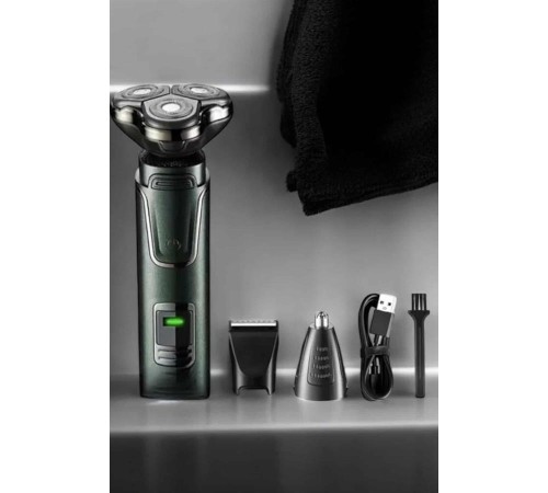 3 Başlıklı Profesyonel Saç ve Sakal Bakım Seti Vücut, Burun ve Kulak Tüy Alma