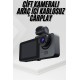 3 Kameralı 2 İnç 1080P Araç İçi Kamera Sürüş Kamerası CarPlay