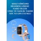 3 Kordonlu Dokunmatik Ekran Akıllı Saat ve 2.Nesil Kablosuz Bluetooth Kulaklık ANC/ENC