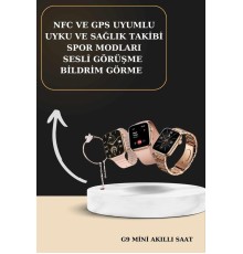 3 Kordonlu Pembe Amoled Ekran Akıllı Saat ve Yeni Nesil Pro Kablosuz Bluetooth Kulaklık ANC/ENC