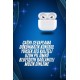 3.Nesil İOS Android Uyumlu Bluetooth 5.0 Beyaz Çağrı Cevaplama