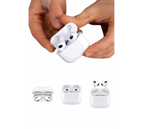 3.Nesil İOS Android Uyumlu Bluetooth 5.0 Beyaz Çağrı Cevaplama