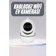 360° Full HD Akıllı Kamera Hareket Sensörlü Wifi Kamera Çocuk Güvenlik Kamerası