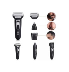 3'lü Set Saç Sakal Kesme Traş Makinesi Burun Kılı Alma Tıraş Makinesi