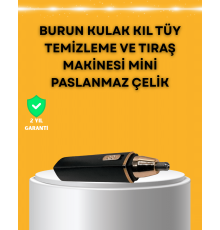 USB Şarjlı Sessiz Burun ve Kulak Kılı Temizleme Cihazı