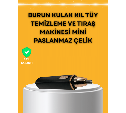 USB Şarjlı Sessiz Burun ve Kulak Kılı Temizleme Cihazı
