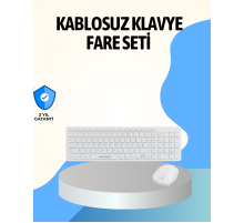 2.4 Ghz Wireless Kablosuz Klavye Mouse Seti Tv Pc Uyumlu