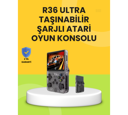 10.000 Klasik Oyunlu Taşınabilir El Konsolu USB Type-C