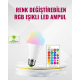 9 Watt Beyaz Işık ve Renk Ayarlı Akıllı LED Ampul