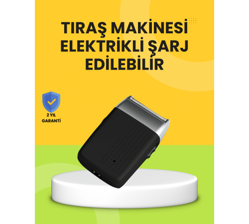 Sessiz, Güçlü ve Şık: Erkeklere Özel Şarjlı Tıraş Makinesi