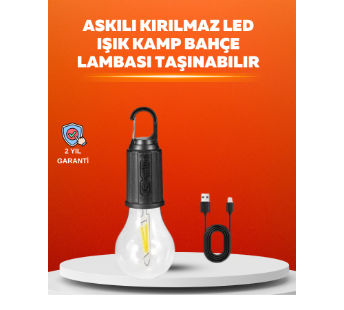Su Geçirmez Dış Mekan LED Çadır Işığı Su Geçirmez Dış Mekan LED Çadır Işığı