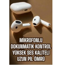 4.Nesil Kaliteli TWS Android ve İOS Uyumlu Mikrofonlu Kulaklık