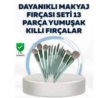 Profesyonel Kullanıma Uygun 13 Parça Makyaj Fırçası Takımı Fiber Kıllı