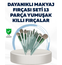 Profesyonel Kullanıma Uygun 13 Parça Makyaj Fırçası Takımı Fiber Kıllı