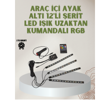 RGB LED Araç İçi Aydınlatma – Kumandalı Sistem