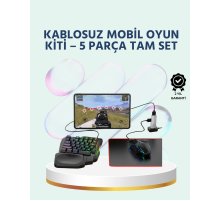 Tak-Çalıştır Mobil Oyun Seti – X8 Pro Teknolojili Klavye Mouse Kombo