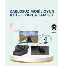 Tak-Çalıştır Mobil Oyun Seti – X8 Pro Teknolojili Klavye Mouse Kombo