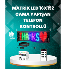 USB ile Çalışan Renkli Esnek LED Panel Işıklı Led Kayan Yazı Özellikli