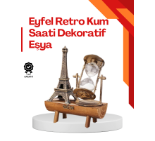 Masa Üstü Ahşap Kum Saati – Dekoratif, Dayanıklı ve Şık