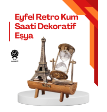 Masa Üstü Ahşap Kum Saati – Dekoratif, Dayanıklı ve Şık