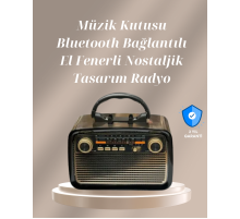 Bluetooth Bağlantılı Taşınabilir Hoparlör – FM/AM Radyo Özellikli, Şarj Edilebilir Batarya, 1 kg