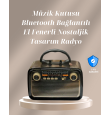 Bluetooth Bağlantılı Taşınabilir Hoparlör – FM/AM Radyo Özellikli, Şarj Edilebilir Batarya, 1 kg