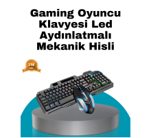 Mekanik  Seti – LED Işıklandırma ve Ergonomik Mouse