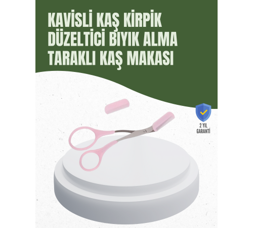 Hassas Kesim İçin Kavisli Yüz Bakım Makası