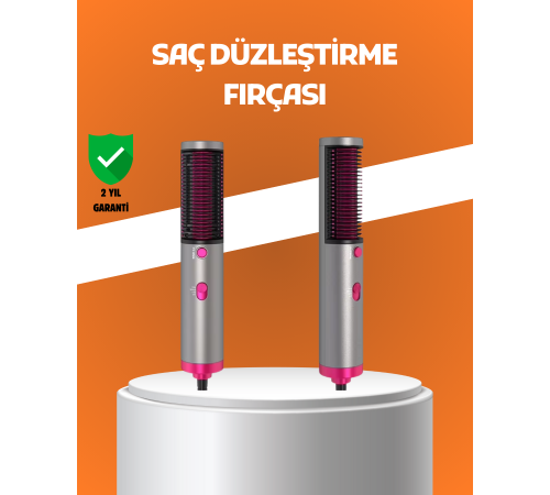 Saç Düzleştirme ve Hacimlendirme Fonksiyonlu Fırça