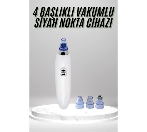 4 Başlıklı Pilli Vakumlu Siyah Nokta Temizleyici Akne Ve Sivilce Önleyici 4 Başlıklı Pilli Vakumlu Siyah Nokta Temizleyici Akne Ve Sivilce Önleyici