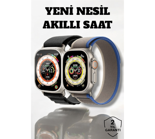 49MM Ekranlı, Kan Basıncı ve Adımsayar Özellikli Bluetooth Akıllı Saat