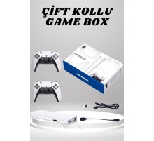 4K 3D HD Görüntü Kaliteli Kablosuz Çift Kollu 20.000 Oyunlu Retro Oyun Konsolu TV Box