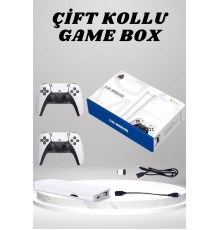 4K 3D HD Görüntü Kaliteli Kablosuz Çift Kollu 20.000 Oyunlu Retro Oyun Konsolu TV Box