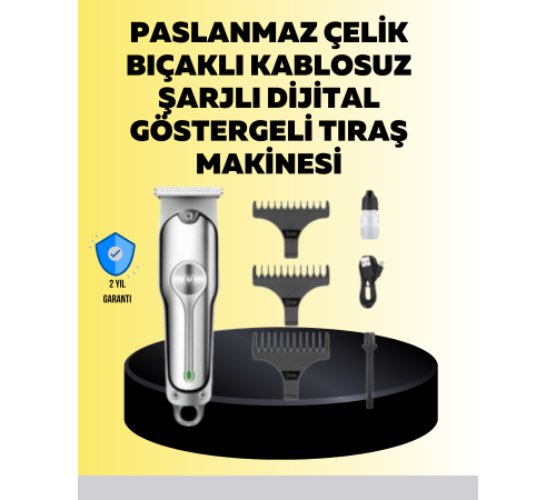 Metal Gövdeli Saç Sakal Kesme Makinesi – Hassas Kesim İçin