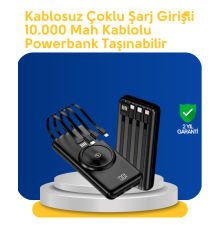 Akıllı Koruma Sistemli Powerbank – Hızlı, Güvenli ve Modern