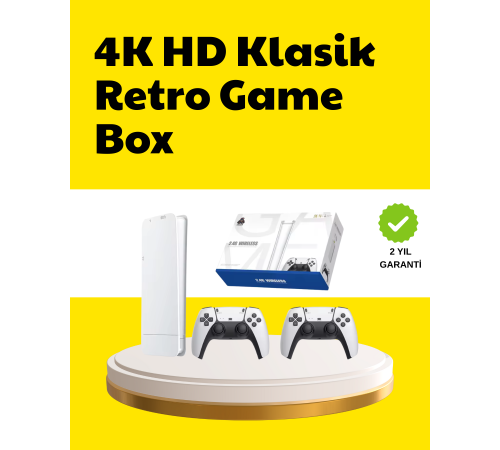 2 Kablosuz Kollu HDMI Uyumlu M15 Oyun Konsolu
