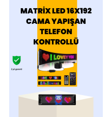 USB Bağlantılı Esnek Programlanabilir LED Tabela – RGB Renkli