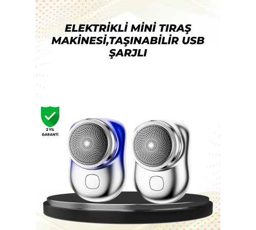 Tüm vücut bölgelerinde kullanılabilen küçük boy tıraş cihazı