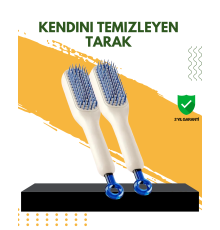 Otomatik Temizlemeli Saç Fırçası – Ergonomik Tasarım, Masaj Etkili, Elektriklenmeyi Önleyici